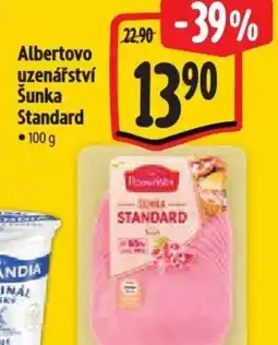 Albert Albertovo uzenářství Šunka Standard nabídka