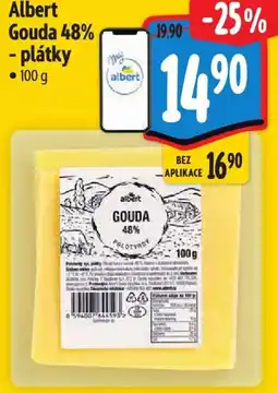 Albert Albert Gouda 48% - plátky nabídka