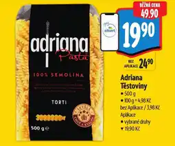 Albert Adriana Těstoviny nabídka