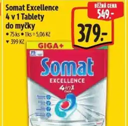 Albert Somat Excellence 4v1 Tablety do myčky nabídka