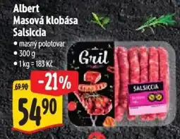 Albert Albert Masová klobása Salsiccia nabídka