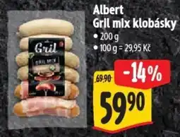 Albert Albert Gril mix klobásky nabídka