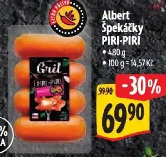 Albert Albert Špekáčky PIRI-PIRI nabídka