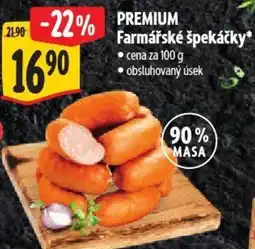 Albert PREMIUM Farmářské špekáčky nabídka