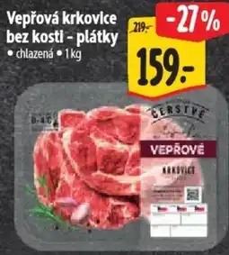 Albert Vepřová krkovice bez kosti - plátky nabídka
