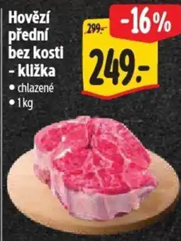 Albert Hovězí přední bez kosti - kližka nabídka