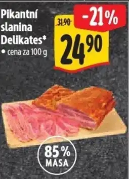 Albert Pikantní slanina Delikates nabídka