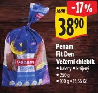 Albert Penam Fit Den Večerní chlebík nabídka