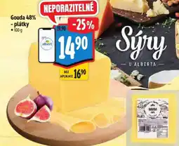 Albert Gouda 48% - plátky nabídka