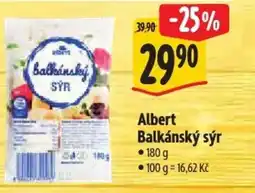 Albert Albert Balkánský sýr nabídka