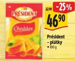 Albert Président - plátky nabídka