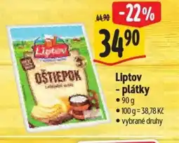 Albert Liptov - plátky nabídka