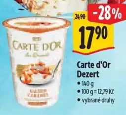 Albert Carte d'Or Dezert nabídka