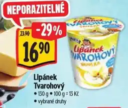 Albert Lipánek Tvarohový nabídka