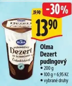 Albert Olma Dezert pudingový nabídka