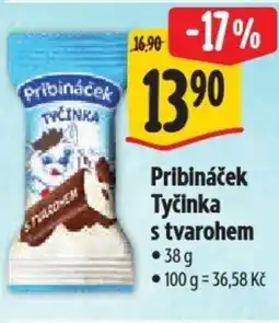 Albert Pribináček Tyčinka s tvarohem nabídka