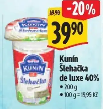 Albert Kunín Šlehačka de luxe 40% nabídka