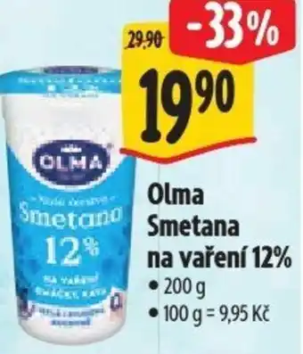 Albert Olma Smetana na vaření 12% nabídka