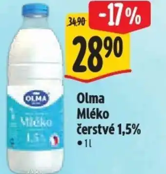 Albert Olma Mléko čerstvé 1,5% nabídka