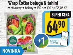 Albert Wrap Čočka beluga & tahini nabídka