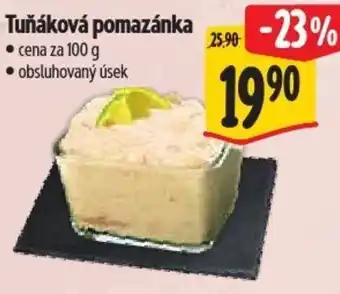 Albert Tuňáková pomazánka nabídka
