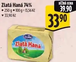 Albert Olma Zlatá Haná 74% nabídka
