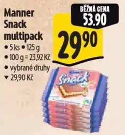 Albert Manner Snack multipack nabídka