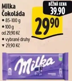 Albert Milka Čokoláda nabídka