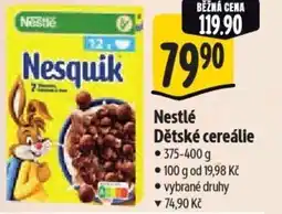 Albert Nestlé Dětské cereálie nabídka