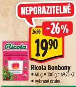 Albert Ricola Bonbony nabídka