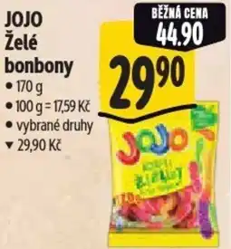 Albert JOJO Želé bonbony nabídka