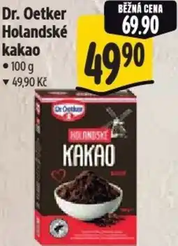 Albert Dr. Oetker Holandské kakao nabídka