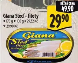 Albert Giana Sled'- filety nabídka