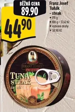 Albert Franz Josef Tuňák - steak nabídka
