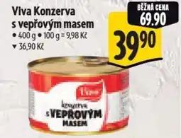 Albert Viva Konzerva s vepřovým masem nabídka