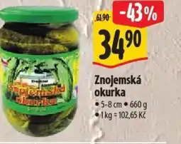 Albert Znojemská okurka nabídka