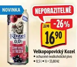 Albert Velkopopovický Kozel nabídka