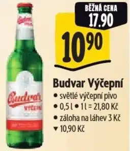 Albert Budvar Výčepní nabídka