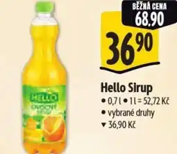Albert Hello Sirup nabídka