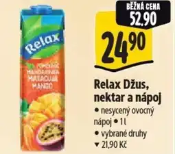 Albert Relax Džus, nektar a nápoj nabídka