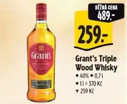 Albert Grant's Triple Wood Whisky nabídka