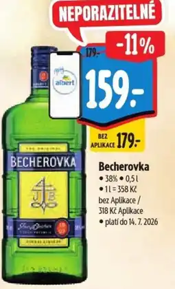 Albert Becherovka nabídka