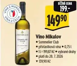 Albert Víno Mikulov nabídka
