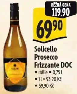 Albert Solicello Prosecco Frizzante DOC nabídka