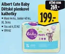 Albert Albert Cute Baby Dětské plenkové kalhotky nabídka