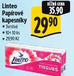 Albert Linteo Papírové kapesníky nabídka