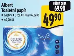 Albert Albert Toaletní papír nabídka