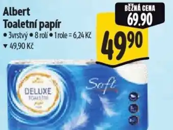 Albert Albert Toaletní papír nabídka