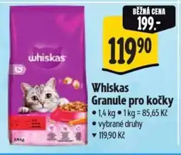 Albert Whiskas Granule pro kočky nabídka