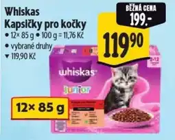 Albert Whiskas Kapsičky pro kočky nabídka